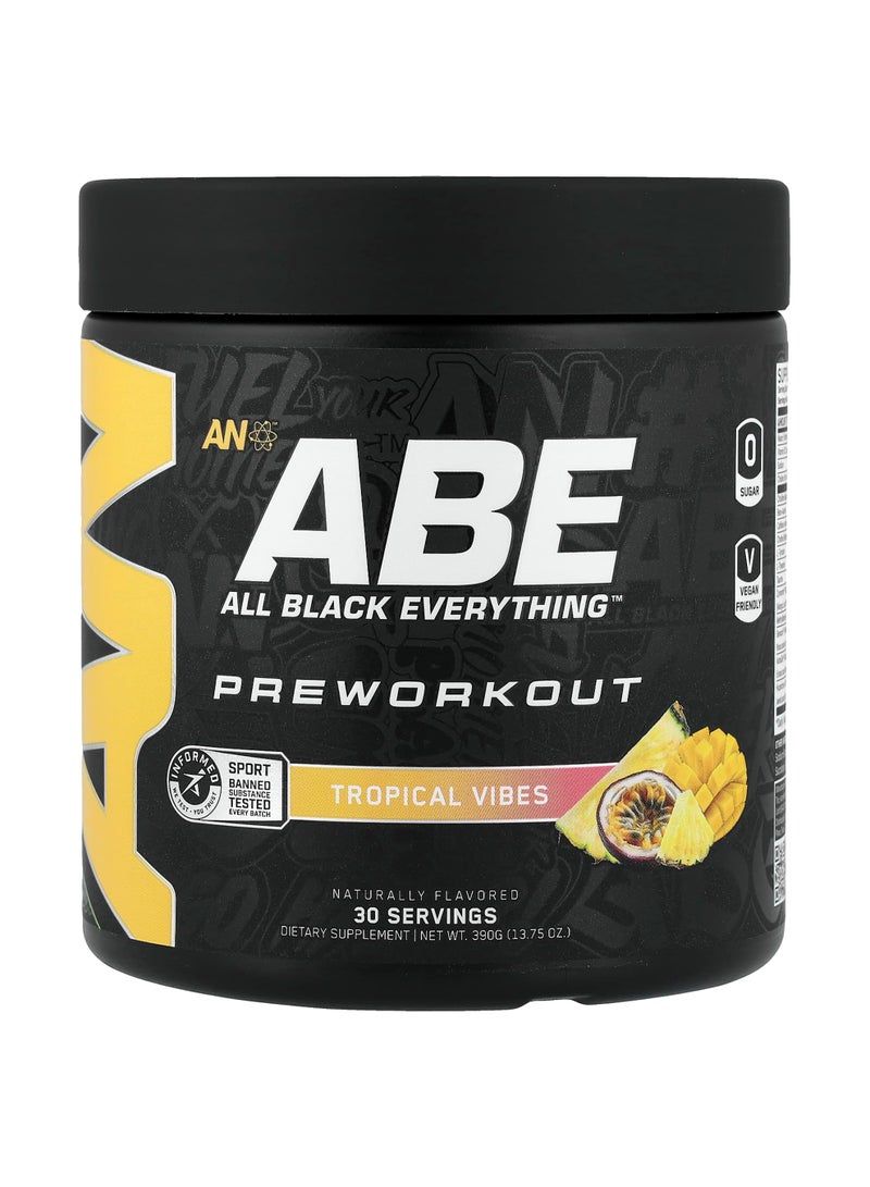 Pre-Workout, Tropical Vibes, 13.75 oz (390 g)